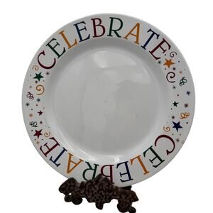 Celebrate Plate Pampered Chef Special Day Birthday Graduation 11"